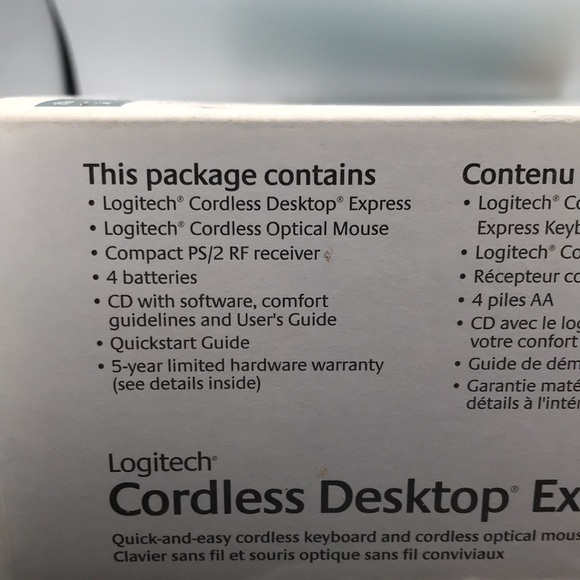 Logitech Cordless LX300 Desktop Express In box - Picture 2 of 11